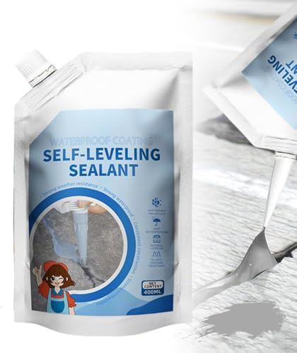Adhesivo para calafatear hormigón,sellador autonivelante resistente a la intemperie para reparación de grietas, relleno de grietas de alta resistencia para entradas de vehículos (Grey,1PC)