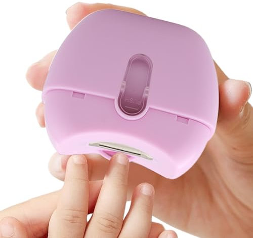 Huvqianu Tagliaunghie elettrico – automatica per unghie – ricaricabile trimmer sicuro lucidatore strumento per tagliare le unghie dei piedi e lucidare le unghie dei piedi, per bambini anziani