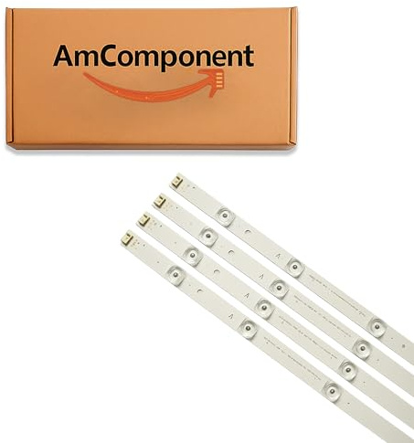 AmComponent - KIT 3 BARRE STRIP LED TV AKAI AKTV4027 - AKTV4027SMART - AKTV4028TS - D39F2000