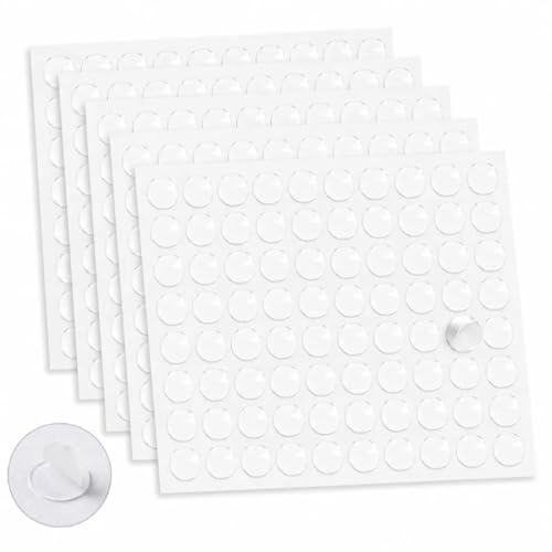 350 doppelseitige Klebepunkte, transparente Klebepads für Basteln & Deko | Vorgeschnittenes Acryl lässt sich einzeln abziehen und hilft Kreativen bei Karten, Fotos, Geschenkverpackungen und Feiern