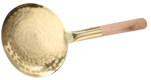 Generico Mestolo in Manico in Cucchiaio per Servire Tofu e Riso Utile Cucchiaio da Cucina per Mescolare e Raccogliere Zuppa e Acqua
