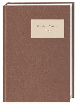 Terminer A6, Leinen sand Kalender 2022