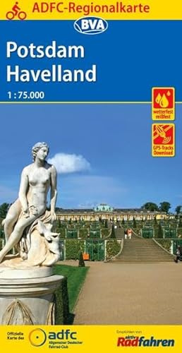 ADFC-Regionalkarte Potsdam Havelland mit Tagestouren-Vorschlägen, 1:75.000, reiß- und wetterfest, GPS-Tracks Download (ADFC-Regionalkarte 1:75000)