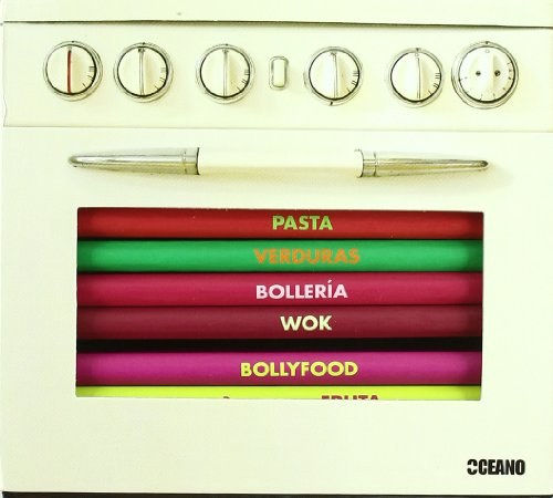 La cocinita del nuevo Gourmet: Cerca de 100 recetas repartidas en 6 libritos: Bollería, Wok, Pasta, Bollyfood, Postres con frutas, Verduras.