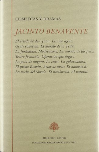 El criado de don Juan El nido ajeno Gente conocida El marido de la Téllez La farándula Modernismo La comida de las fieras Teatro feminista Operación ... Al natural: 164 (Comedias y dramas)