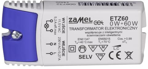 LEDIX Elektronischer Transformator 12V 60W, 1 Stück, ETZ-60