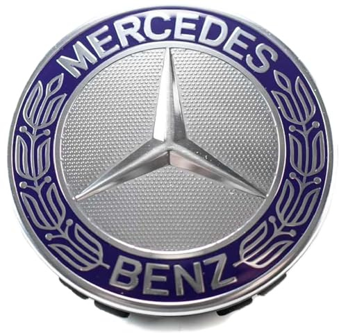 Mercedes Benz Center Hub Caps for Alloy Wheels (Set of 4)