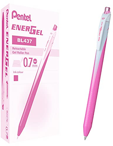 Pentel BL437 Energel Slim Roller Auslöser 0,7 mm Rosa