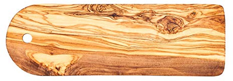 Tabla de cortar (aprox. 30 x 10 cm, madera de olivo)