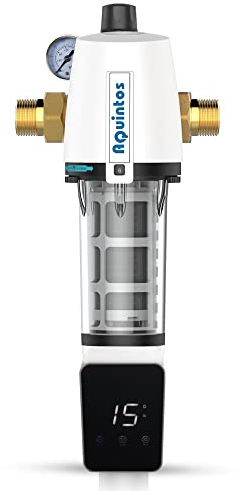 Rückspülfilter Vorfilter Automatikfilter Hauswasserstation Hauswasserfilter mit Druckminderer (RDX + Automatik)-Aquintos RDX Vorfilter