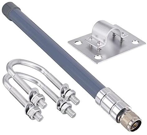 YILIANDUO Antena Lora Omnidireccional de 868MHz - Fibra de Vidrio para Exteriores 3dBi FRP con Conector Macho Tipo N - para Dispositivos de Red de Helio HNT Hotspots Bobcat