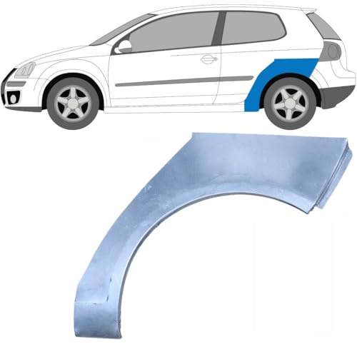 Für Vw Golf 5 2003-2009 3 Tür Radlauf Reparaturblech/Links