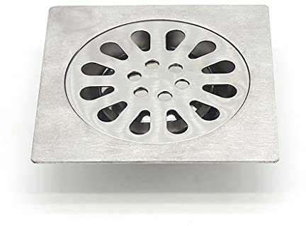 AMHIL 1pc Edelstahl Bodenablauf Dusche Zimmer Badezimmer Balkon Waschbecken Mopp Pool Bodenablauf (Size : D)