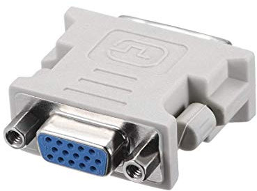 XYWHPGV Adattatore da DVI a VGA Convertitore adattatore da HD15 femmina a DVI 24 5 maschio per computer, schermo e proiettore(6a40a f53f4 6679a 420a1 3cbff f1e5a