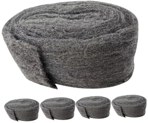 GLEAVI 5pcs Steel Wool Mesh Garage Door Seal Fill for Mice Rat Hole Filler Steel Wool