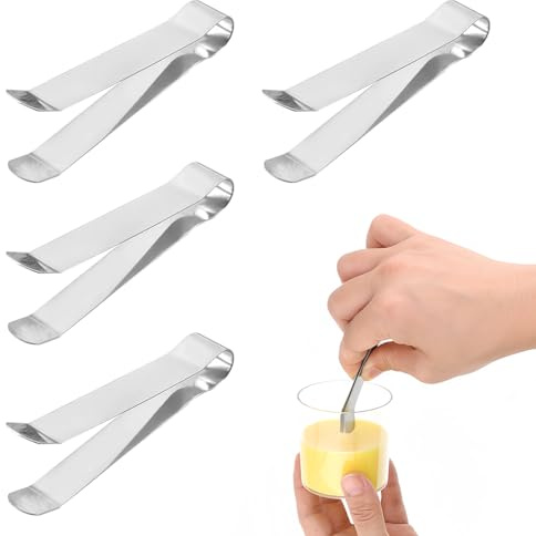 FERCAISH 5 Stück Kerzenlöscher Edelstahl Kerzenclip Dochtflammlöscher Kerzenlöscher Klemme zum Sicheren Löschen Kerzen Kerzendochte Clip für Kerzen