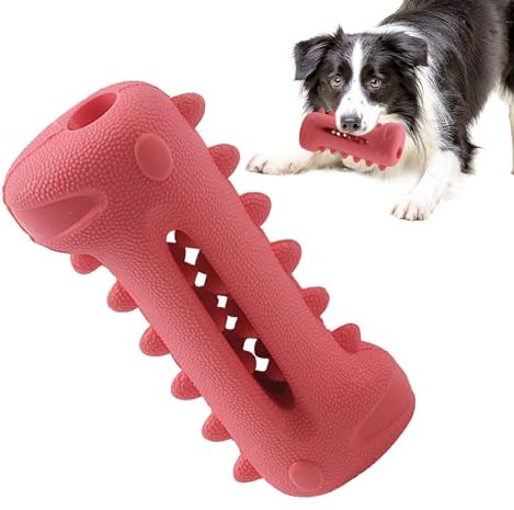 Leckerli-Spender Hundespielzeug - Haustier-Puzzle-Spielzeug - Hunde-Kauspielzeug zum Zahnen, Hundezahnbürsten-Spielzeug, Hundezahnknirschspielzeug für aggressive Kauer
