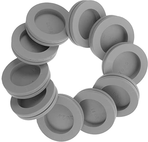 WOONEKY Tapones de Goma 10 Piezas, Resistentes al Clima, Evitan Fugas de Condensación, Tapón de Lavabo, para Drenaje de Aire Acondicionado