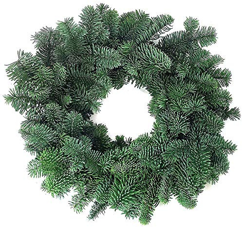 Gardeners Dream Echter Tannen Türkranz-Weihnachtskranz (30 cm) - Edel-Tanne Adventskranz zum Selber Dekorieren - Ideale Kranz Deko, Weihnachtskranz Haustür Deko, Fensterkranz & Christmas Wreath