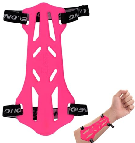 Archery Arm Guards Kids Adult Armguard Forearm Guard Archery Arm Protector with Straps Adjustable Buckles Rubber