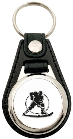 Huuraa Schlüsselanhänger Eishockey Hockey Geschenk | Einkaufswagenchip Geschenkidee Motiv Anhänger für Frauen und Männer