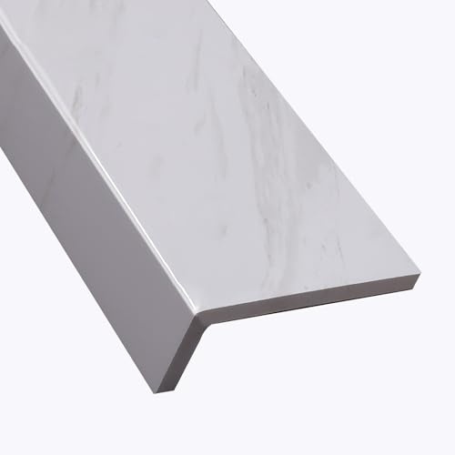 UZAMIRLEX Protecteur d'appui de fenêtre, Appui de fenêtre en Acrylique Composite 9 mm 50-180 cm x 10-30 cm(90x25cm(35.4x9.8in))