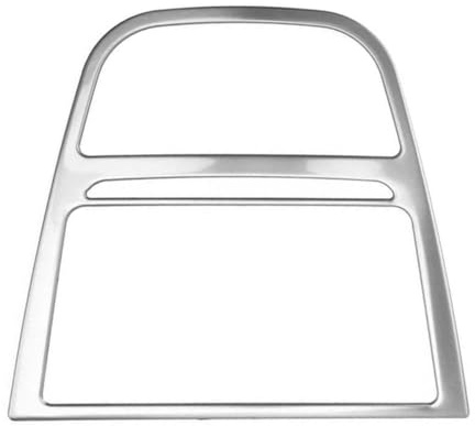DUZEPA Stainless Steel Centre Console Trim Compatible with Vauxhall Mokka 2013-2016 Dashboard Cover Interior Panel Accessory Quick Install