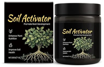 Activador De Suelo Vegetal: Fórmula De Apoyo Al Desarrollo De Raíces, Mezcla De Enmienda De Nutrientes | Mezcla De De Acondicionamiento Suelo, Mezclas Potenciadora Del Crecimiento De Planta