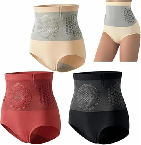 2026 Moringa & Berberine 4-in-1 Micro-Particle Sculpting & Fat-Burn Shorts, Thermogenic Fat Burning Sculpting Shorts, Shaping Shorts & Yoga Pants, Body Contouring Underwear (Mixed 3Pcs, M)