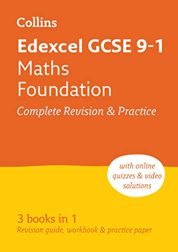 Edexcel GCSE 9-1 Maths Foundation All-in-One Complete Revision and Practice: Ideal for the 2027 and 2028 exams includes online edition, quizzes and video solutions