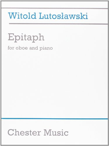 Epitaph: Oboe and Piano