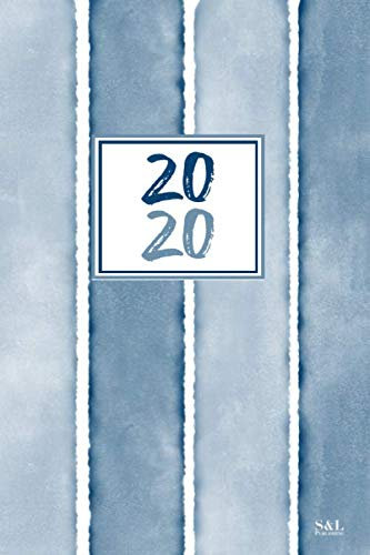 2020: A5 Minimalistischer Kalender Jahreskalender Planer Terminkalender Taschenkalender mit Wochenübersicht