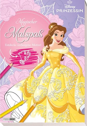 Disney Prinzessin: Magischer Malspaß - Entdecke verborgene Motive!: Malblock