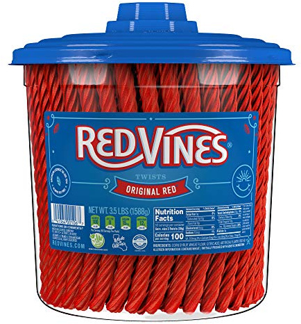 Red Vines Original Red Licorice Twists 1.58 kg