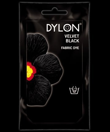 4x 50g Dylon Fabric Dye Velvet Black
