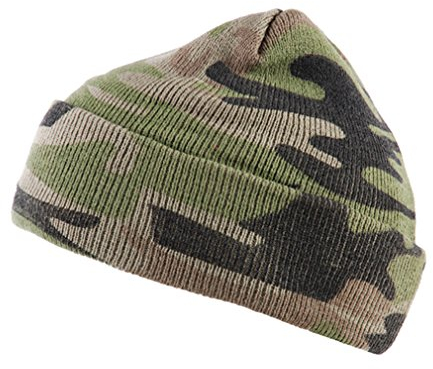 Copytec Kommando Mütze Camouflage Woodland US Army Winter Beanie