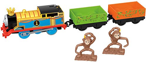Thomas & seine Freunde FXX55 Trackmaster Monkey Mania Thomas Lok, mehrfarbig