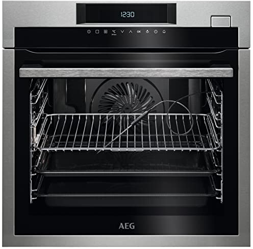 AEG BSE682020M Dampfbackofen/SteamBoost – Multidampfgarer/Dampfreinigung/Kerntemperatursensor/Touch-Bedienung/Grillfunktion/Display mit Uhr/A+ / Edelstahl mit Antifingerprint