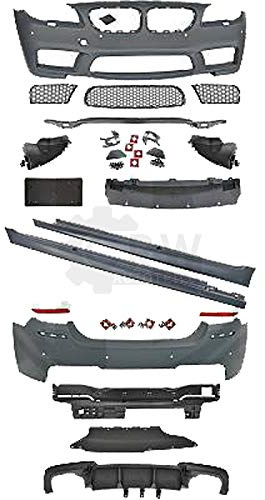 Stoßstangen Set BODYKIT vorne hinten Seitenschweller für 5er F10 Sport Optik