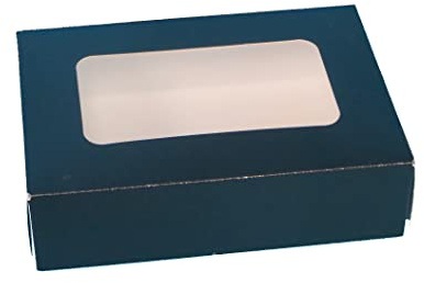 170 contenitori per sushi Take Away per alimenti per sushi, con finestrella, 190 x 130 x 50 mm, colore: Nero