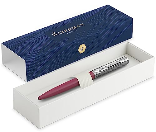 Waterman Allure Deluxe Kugelschreiber, Rosa, Mittlere Spitze, Blaue Tinte, Geschenkbox