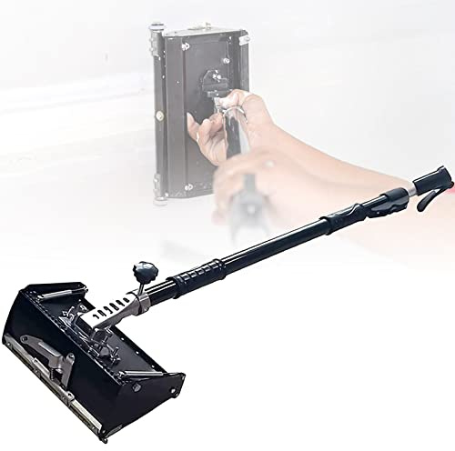 kubeier Strumenti di Nastratura per Cartongesso, 8 10 12 Set di Scatole di Finitura per Cartongesso con 98~165 cm Manico di Estensione Strumento per Nastratura per Cartongesso,22cm/8in