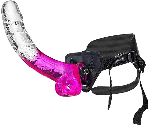 Consolador realista con correa ajustable: 21 cm de tamaño para el placer versátil de adultos, el juego lésbico y el placer de la polla con arnés