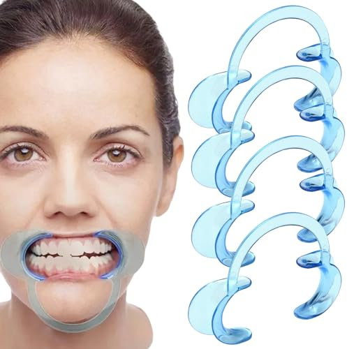 C-Form Mundöffner,Dental C-Form Mundöffner,Mundöffner Challenge,Wangenhalter,Mundwinkelhalter,für Orale Untersuchung, Behandlung, Zahnaufhellung