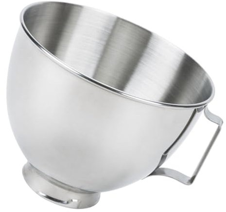 MAGICLULU Bol Mélangeur Inox 304 5l pour Robot Pâtissier, Bol Cuisine Compatible avec Robot de Cuisine, Acier Inoxydable Résistant, Usage Domestique, Saladier Multifonction pour Pâtisserie