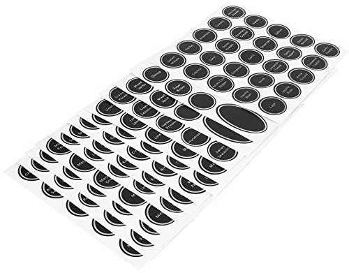 Etiquetas Redondas Para Especias Reutilizables 13 Piezas - Adhesivas para Frascos de Especias, Botellas de Vino y Almacenamiento de Alimentos, Diseño Impreso con Nombres de Especias, Vinilo Resistente