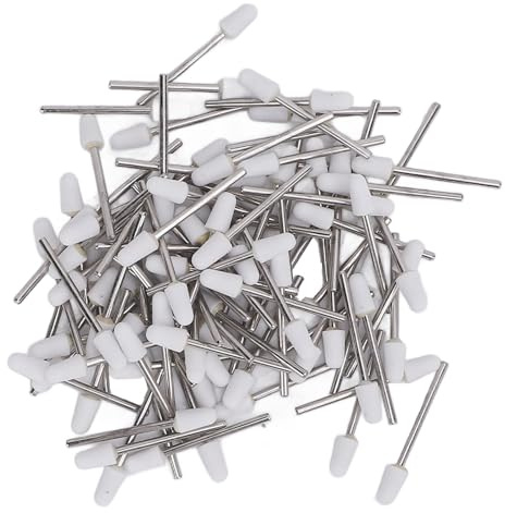 100-teiliges Nagelbohrer-Set, Professionelle Nagelhautentferner-Bits, Quarz-Wolframstahl-Maniküre-Bohrer, Elektrische Efile-Nagelfeilen-Bits für Maniküre-Maschine