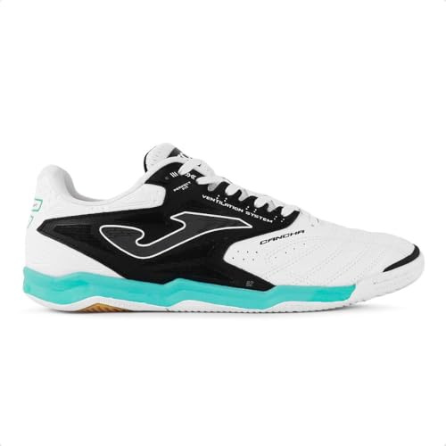 Joma Homme Cans2502in Entraîneurs de Football en intérieur, Blanc, 43 EU