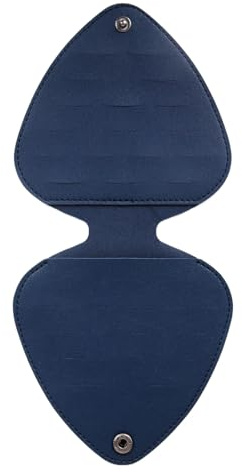 Soporte para púas de bajo, Almacenamiento de Guitarra, de Opciones Paquetes Variados, de plectres portátiles, de Piel sintética, Azul, Se référer à la Description, Consulte la