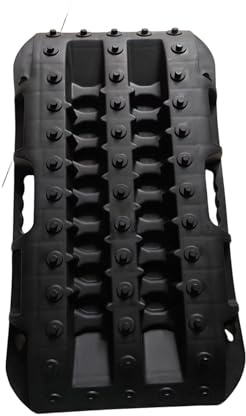 Bergungsbretter für Geländefahrzeuge Robustes, hochfestes PP, 58 cm, Offroad-Zubehör for Autos, Traktionsbretter, Schienenrettung, 4x4, Notfall-Rettungswerkzeug, Schnee, Sand, Schlamm(1 pc black)